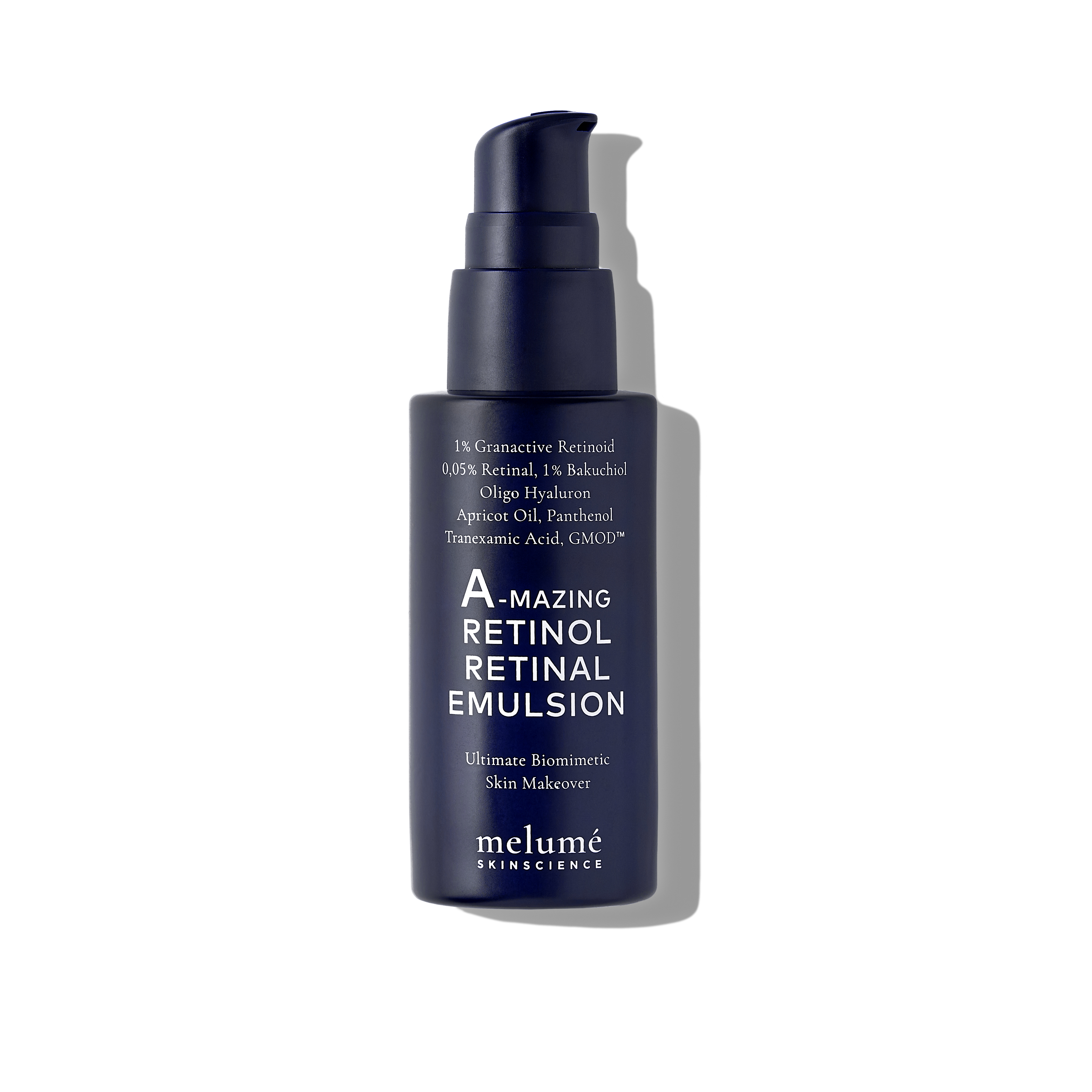 Melumé Skinscience A-mazing Retinol Retinal Emulsion 30ml - Нічна мікроемульсія з ретиноїдом і ретиналем Melumé Skinscience A-mazing Retinol Retinal Emulsion 30ml - Нічна мікроемульсія з ретиноїдом і ретиналем